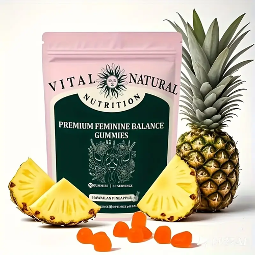 Final 6 Hours: 70% OFF-Feminine Balance Gummies – Hawaiian Pineapple